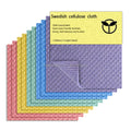 Nature  Eco-friendly Compostable Woodpulp Dishcloth Washing Towel Dry Cellulose and Cotton Cloth