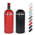 Custom 25oz 750ml Powder Coated Portable Champagne Wine Chiller Insulated Double Wall Stainless Steel Wine Bottle Cooler Bucket