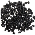 Wholesale Flat Round  Rope Stopper White Black Cord Lock Adjuster Buckle Toggle Stopper for Earloop