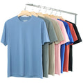 Men's Highweight Custom 100% Cotton T-Shirt Oversized Heavy Weight Short Sleeves Plus Size with Printing Option