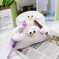 Wholesale Cute Sea Mew Cartoon Make up Handbag Travel Cosmetic Bag Zipper Toiletry Pouch Organizer Funny Storage Makeup Bag
