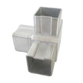 3 Way Adjustable Metal square Tube Connector Fittings With 40x40