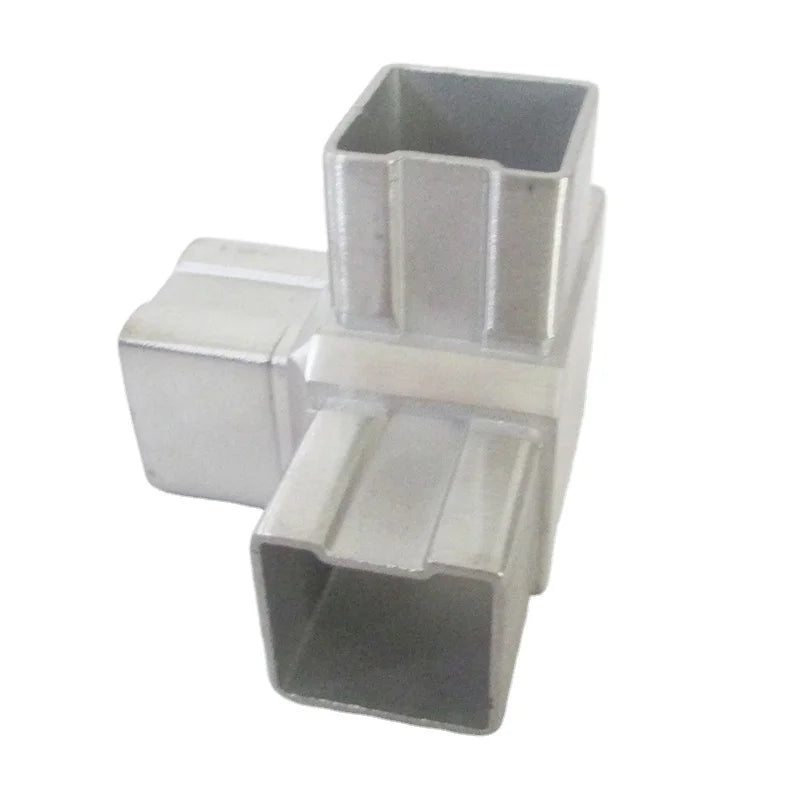 3 Way Adjustable Metal square Tube Connector Fittings With 40x40