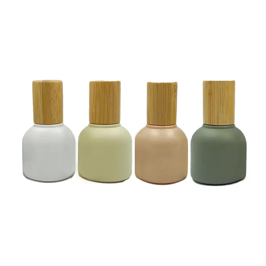 Luxury Macaron 10ml Glass Roller Bottle with Bamboo Cap Beard Oil Cuticle Oil Essential Oil Hair Perfume Dropper Diffuser Usage