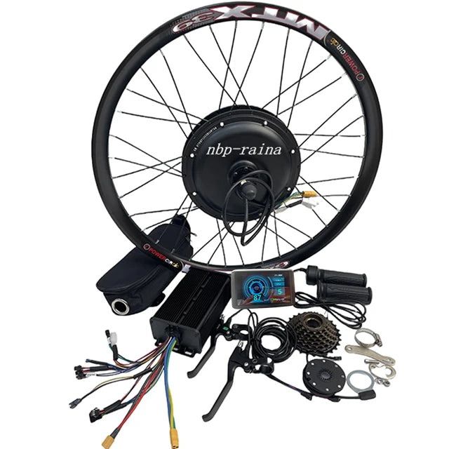 MTX39 Wheel 26"27.5"29" 48-72V2000W 45A Sine Wave Dual Controller Electric Bike Bicycle Hub Motor Rear Part Conversion Kit UKC1+