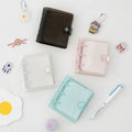 2021 Hot Sales Glitter Clear Plastic 3-Ring PVC Binder Loose-Leaf Planner with Gift-Friendly Refillable Cover