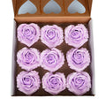 Christmas Heart Rose Soap Flower Heart-shaped Flower Head Soap Flower Gift Box Bouquet DIY Materials