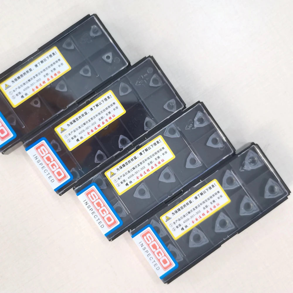 SCGO WCMX040208 GS1125 WCMX Series High Speed Drill U Drill INSERTS for Steel
