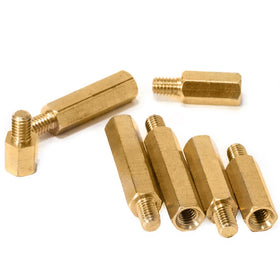 M2 Hex Brass Male Female Standoff Pillar Board Stud PCB Spacer Mount Hexagon Motherboard Hollow Bolt Screw
