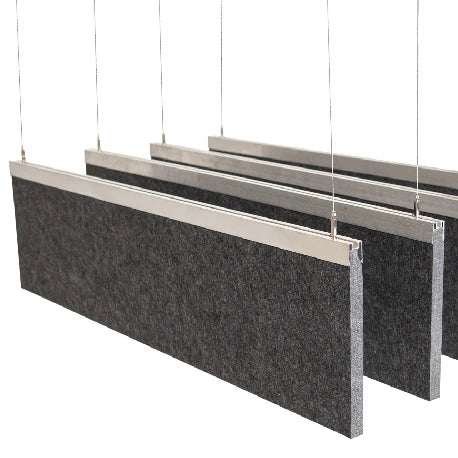 Sound Proofing Ceiling Baffle System Polyester Ceiling Acoustic Panel PET Acoustic Ceiling Clouds