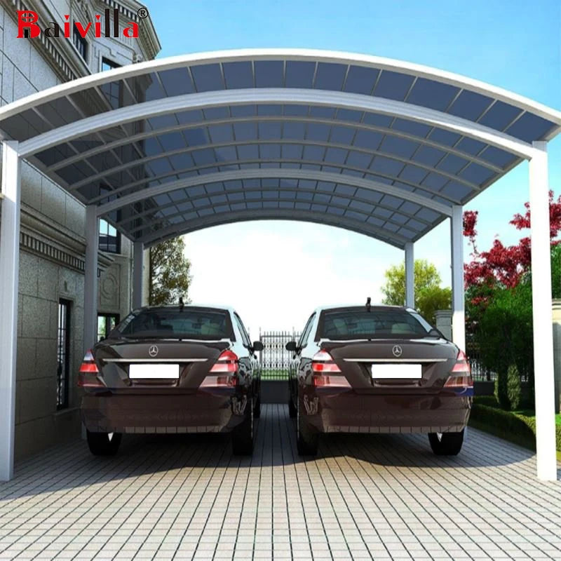 Modern Simple Style Cantilever Carport Aluminum Polycarbonate Parking Canopy for Car Garage Shelter Garage Carports