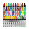 15mm Tip Led Neon Liquid Chalk Markers Dry/Wet Erase Fluorescent Chalk Markers for Chalkboard Blackboard and Glass