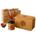 Star Packaging Handmade Dark Wood Watch Box Tea Gift Packaging Display Box Wood Color Tea Bags Storage Organizer Jewellery Box