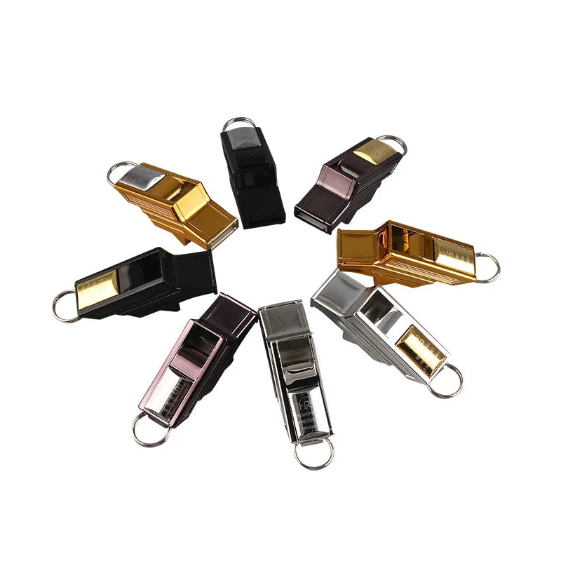 Professional Whistle Basketball Soccer Football Volleyball Match Emergency Gold Silver Referee Whistle