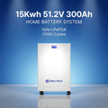 51.2V 15kW LiFePO4 48V 10kWh 15kWh 20kWh 314Ah 320Ah Solar Battery Bateria Acumulator 24V 280ah 300ah Lithium Energy Storage