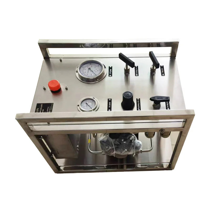 Hot Sale USUN Model:WSAH300 1000-2000 Bar High Pressure air Driven Water test Pump Unit  for  Hose Burst Testing