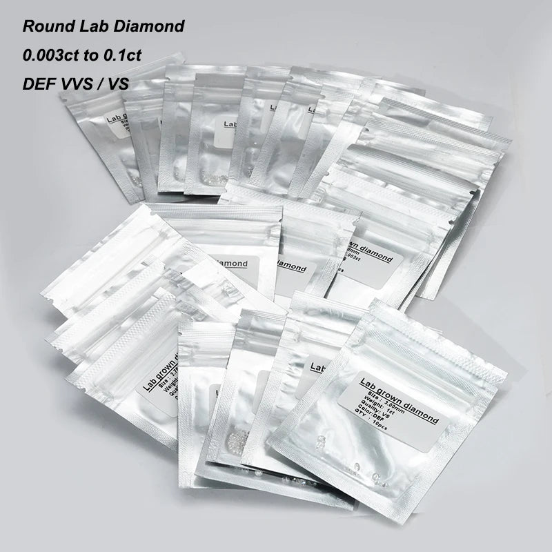 Starsgem Wholesale Price Lab Created Diamond Loose Hpht Cvd Round Man Made Lab Grown Diamond