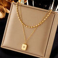 Nabest Stainless Steel Tags Star Necklace Women Jewelry Waterproof Gold Plated Rhinestone Clavicle Choker