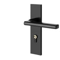 Wholesale Black Aluminum Alloy Slim Security Wooden Steel Door Exterior Door Lock Handles