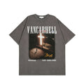 Acid Wash t Shirt With Vintage Print Oversized Tshirt Custom Washed Vintage t Shirt Wholesale