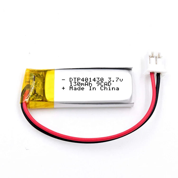 Data Power Factory Supply Dtp Lithium Polymer Batteries 3.7v 130mAh 401430 Small Rechargeable 100mAh 150mAh 180mAh Lipo Battery