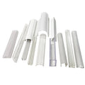 Hdpe Polycarbonate Acrylic Hips Ldpe Uhmwpe Focusing Linear Extrusion Lens Pvc Upvc Plastic Lighting Cover