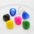 Hoop Earrings Gwomenry Resin Party Jewelry Fluorescent Greencolor Glitter Spot Iearringr Geopctrparty Jewelryngs for Couples /