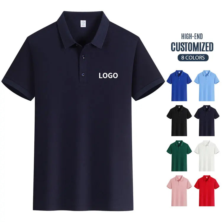 Wholesale Unisex Quick-Dry Short Sleeve Sports Golf Tennis T-Shirts Polo Anti-pilling Men Golf Polo Shirts in Bulk Polo
