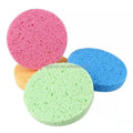 Woxin Compressed Private Label Thick Face Cleanse Cellulose Facial Cleaning Sponge Customized for Makeup Use