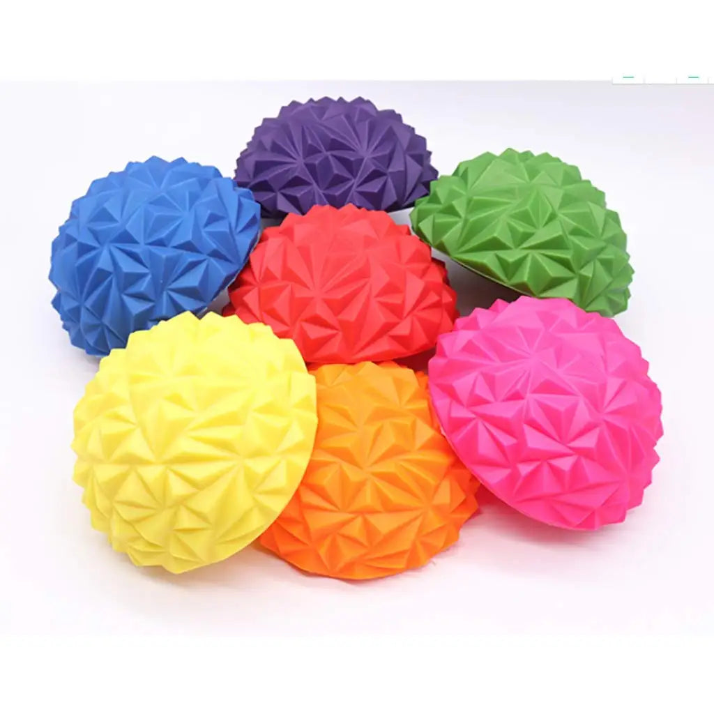PVC Half Massage Ball Body Stability Sensory Playing Items Equipment PVC Half Massage Ball Foot Balance Exercise Exercise Bands