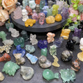 Mixed Materials Natural Gemstone Different Shapes Crystal Mini Carving for Gifts