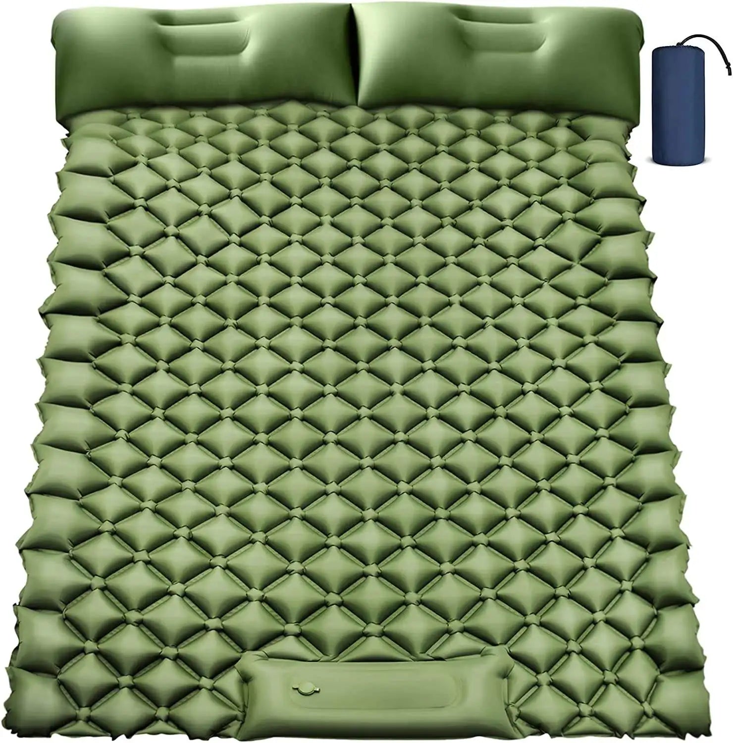 Comfortable Outdoor Ultralight Tpu Camping Mattress Lightweight Inflatable Double Camping Sleeping Mat Self Inflating