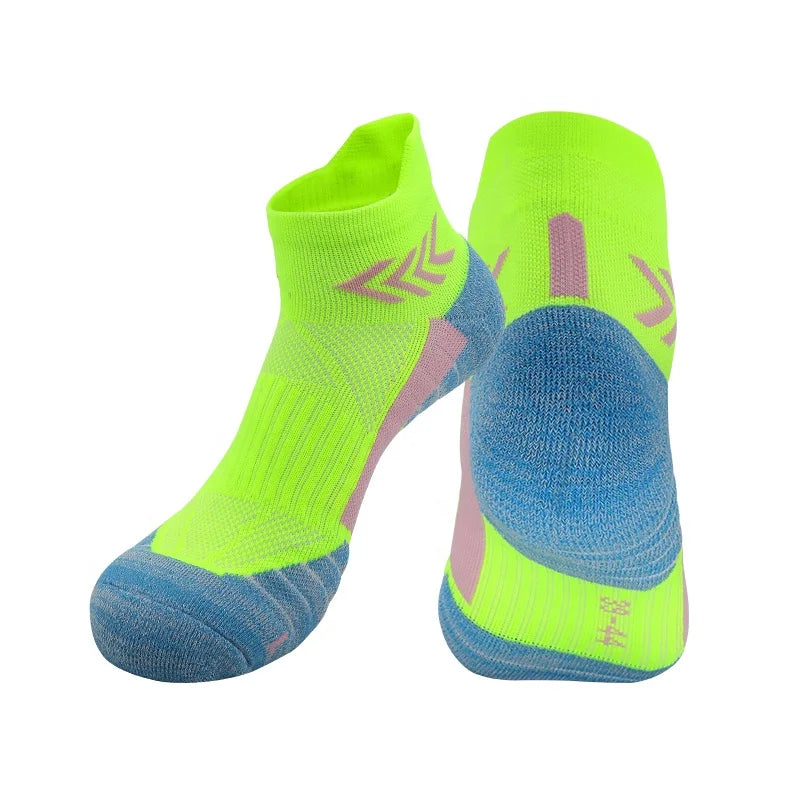 Fitness Custom Logo Basketball Soccer Unisex Outdoor Running Sports No Show Men'S Running Cycling Socks