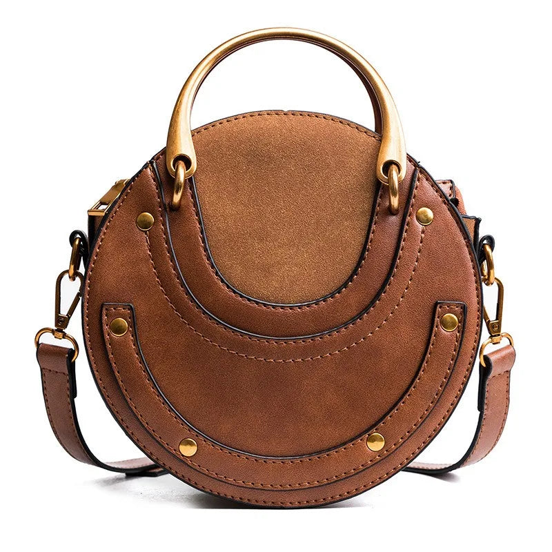 Wholesale Stylish Circle Crossbody Bag for Women Wristlet Handbag Lady Fashion Round Messenger Purse MegaBDM