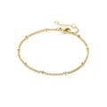 15+3cm Simple Female Ball Chain Bracelet Jewelry New Layered Thin Beads Chain Bracelet for Women Stainless Steel Chain