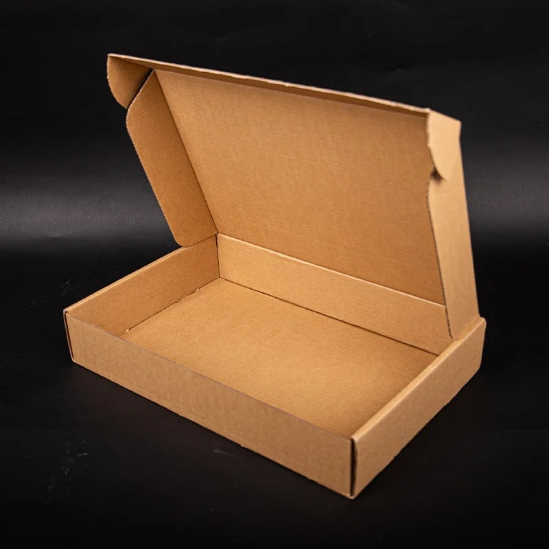 Customized Kraft Paper Airplane Boxes with Embossing Biodegradable Packaging for E-commerce Logistics