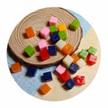 1000Pcs Simulation Cube Sugar Miniature Candy Resin Cabochon Mini Food Fit Phone Decor Charms DIY Embellishment for Scrapbook