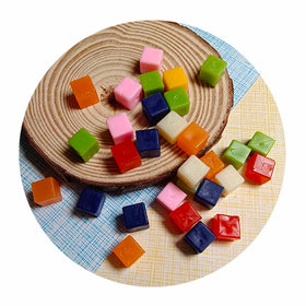 1000Pcs Simulation Cube Sugar Miniature Candy Resin Cabochon Mini Food Fit Phone Decor Charms DIY Embellishment for Scrapbook