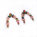 Wholesale Crystal Flip Flop Chain Decoration Slipper Rhinestone Chain Bikini Buckle