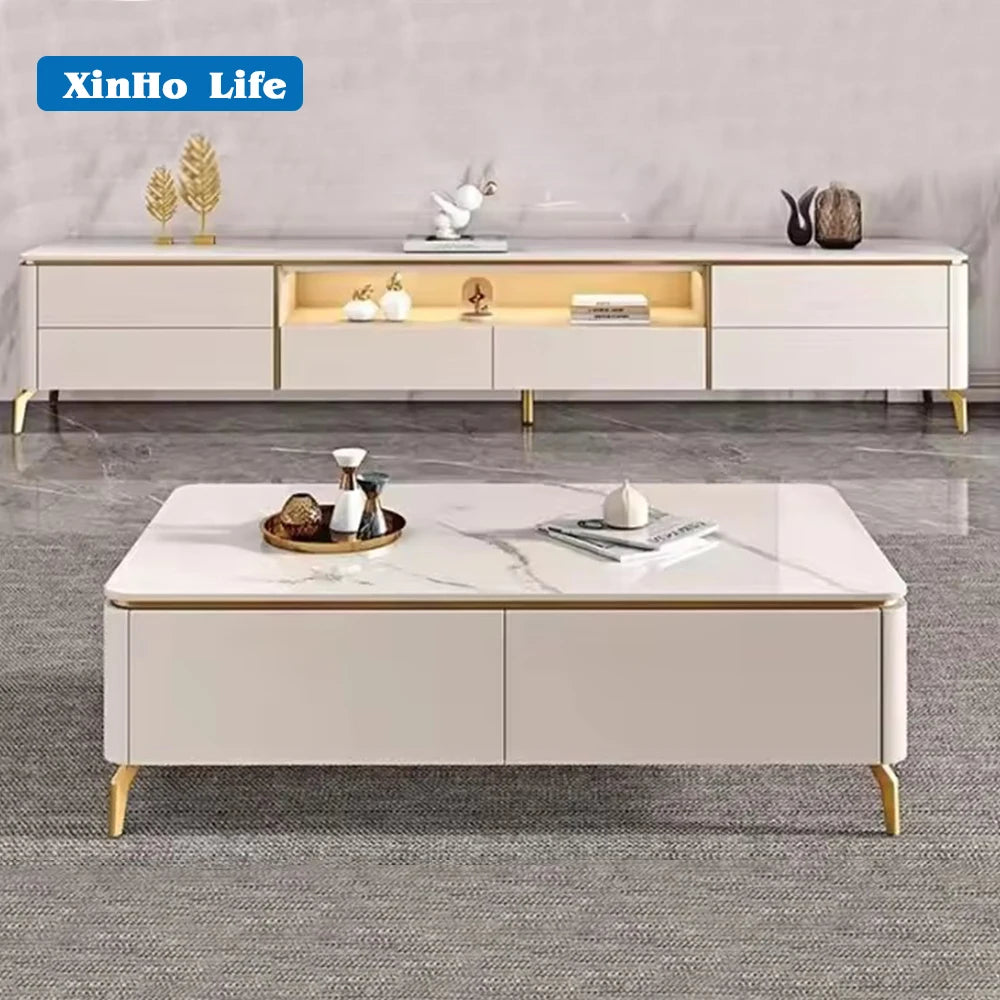 Hot Sale Display Marble Tv showcase Stand Modern Design Furniture Luxury Wall Tv Cabinet Design Mounted