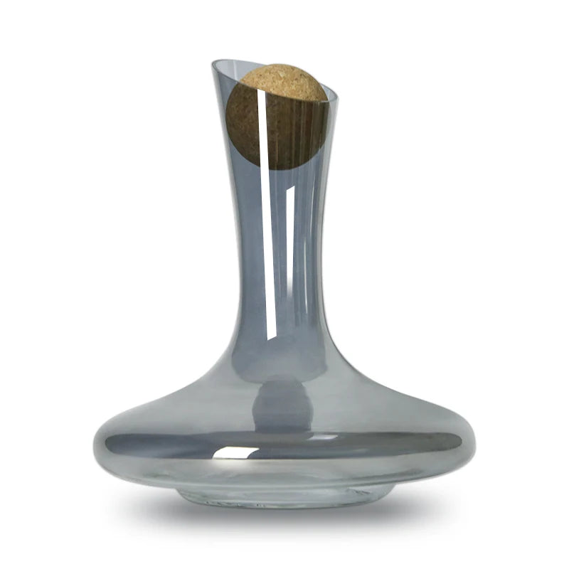 Wholesale Popular Classical Design Lead-Free Hand Blown Clear Crystal Wine Decanter Superior Glass Material