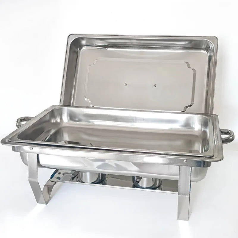 Chafing Dish Full Size Buffet Food Warmer Set Stainless Steel Chaffing Dish for Restaurant Catering