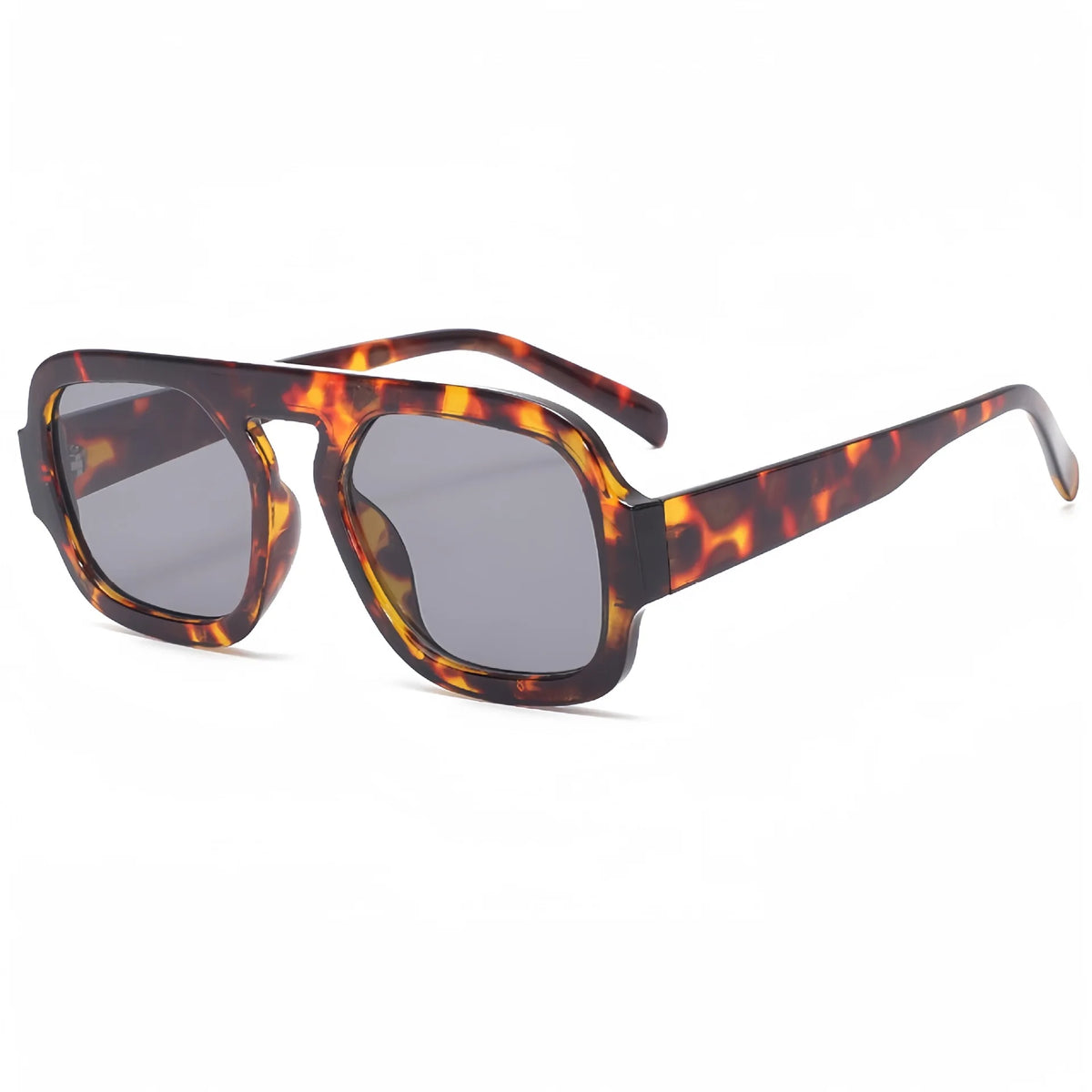 European American Retro Simple Y2K Fashion Sunglasses All-Match pilot women luxury sunglasses for men UV 400 Lenses PC Black MegaBDM