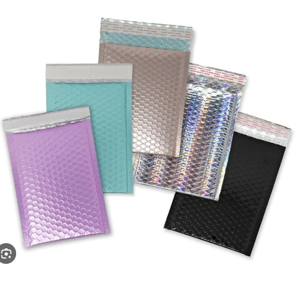 KYW Eco-Friendly 10*15 Thicker Bubble Mailer Shipping Bag Custom Logo Padded Envelopes for Underwear Shoes Convenient Courier
