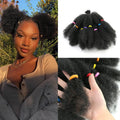 Marley Short Afro Kinky Twist Packs Hair Curly Crochet Hair for Marley Twist Crochet Braids Synthetic Kinky Hair Extensions