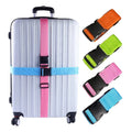 Wholesale Heavy Duty Travel Bag Accessories Polyester Adjustable Cross Luggage Belt Strap with Plastic Clip Hook Suitcase Belt