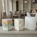DIY Geometric Diamond Column Aromatherapy Candle Silicone Mold Stripe Column Candle Silicone Mold