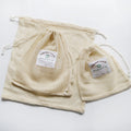 Large Organic Cotton Mesh Bag Eco-Friendly Reusable and Recyclable Drawstring Soap Net Washable and Durable