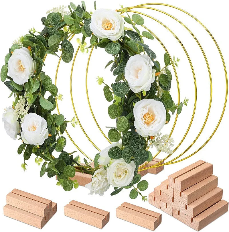 Wedding Round Garland Decoration for Table Decoration Metal Garland
