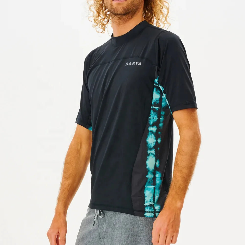 Best Selling Men's Short Sleeve Breathable Rash Guard Wholesale Workout Wear for Men Mens Rash Guard for Sale